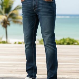 Calvin Klein Straight Leg Jeans W36 L34 – Dark Wash